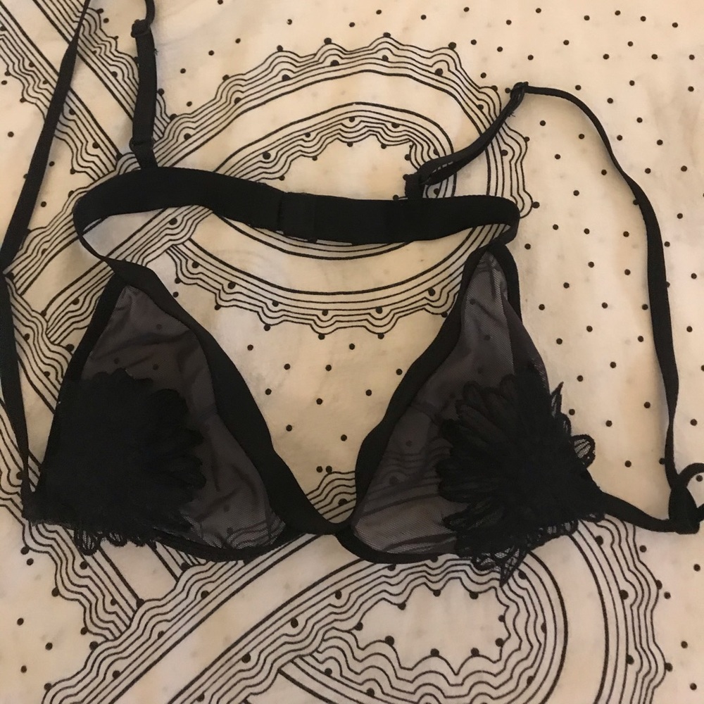 Black bra